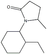 2-Pyrrolidinone,1-(2-ethylcyclohexyl)-5-methyl-(9CI) 구조식 이미지