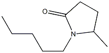 2-피롤리디논,5-메틸-1-펜틸-(9CI) 구조식 이미지