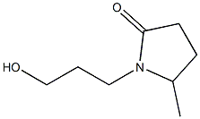 2-Pyrrolidinone,1-(3-hydroxypropyl)-5-methyl-(9CI) 구조식 이미지