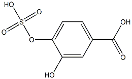 3-hydroxy-sulfonyloxybenzoic acid Structure