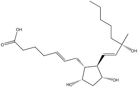 trans-Carboprost Structure