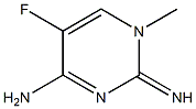 2-Pyrimidinamine,5-fluoro-1,4-dihydro-4-imino-1-methyl-(9CI) Structure