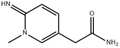 3-Pyridineacetamide,1,6-dihydro-6-imino-1-methyl-(9CI) Structure