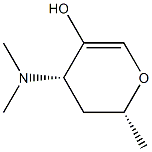 D-threo-Hex-1-enitol, 1,5-anhydro-3,4,6-trideoxy-3-(dimethylamino)- (9CI) Structure