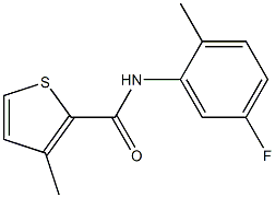 2-Thiophenecarboxamide,N-(5-fluoro-2-methylphenyl)-3-methyl-(9CI) Structure