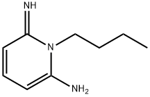 2-Pyridinamine,1-butyl-1,6-dihydro-6-imino-(9CI) Structure