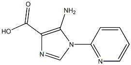 1H-Imidazole-4-carboxylicacid,5-amino-1-(2-pyridinyl)-(9CI) 구조식 이미지