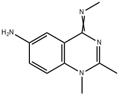 6-Quinazolinamine,1,4-dihydro-1,2-dimethyl-4-(methylimino)-(9CI) Structure