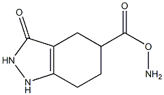 1H-Indazole-5-carboxylicacid,5-amino-2,3,4,5,6,7-hexahydro-3-oxo-(9CI) Structure