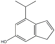 1H-Inden-6-ol,4-(1-methylethyl)-(9CI) 구조식 이미지