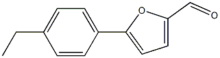 2-Furancarboxaldehyde,5-(4-ethylphenyl)-(9CI) Structure