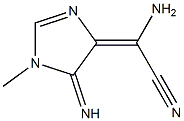 1H-Imidazole-4-acetonitrile,5-amino-alpha-imino-1-methyl-(9CI) Structure