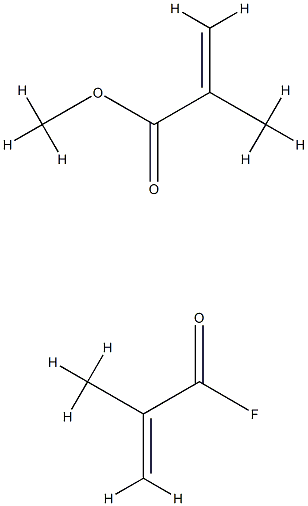 methacryloyl fluoride-methyl methacrylate copolymer Structure