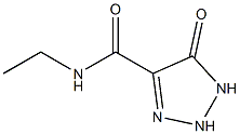 1H-1,2,3-Triazole-4-carboxamide,N-ethyl-5-hydroxy-(9CI) 구조식 이미지