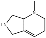 1H-Pyrrolo[3,4-b]pyridine,2,3,5,6,7,7a-hexahydro-1-methyl-(9CI) 구조식 이미지