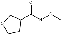 3-Furancarboxamide,tetrahydro-N-methoxy-N-methyl-(9CI) Structure