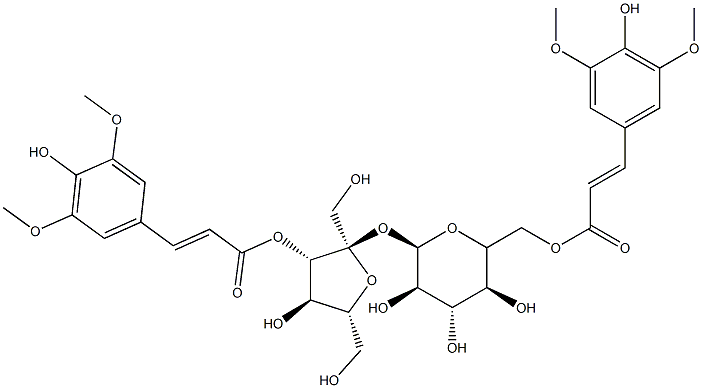 3,′6-d isinapoyl sucrose Structure