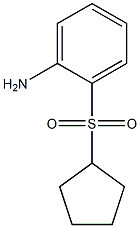 2-(cyclopentylsulfonyl)aniline Structure