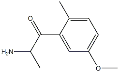 1-Propanone,2-amino-1-(5-methoxy-2-methylphenyl)-(9CI) Structure
