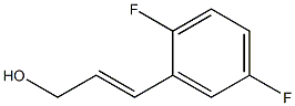 (E)-3-(2,5-difluorophenyl)prop-2-en-1-ol 구조식 이미지