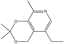 4H-1,3-Dioxino[4,5-c]pyridine,5-ethyl-2,2,8-trimethyl-(9CI) Structure