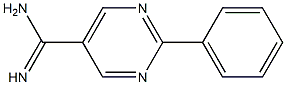 5-Pyrimidinecarboximidamide,2-phenyl-(9CI) Structure