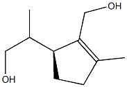 (1R,βS)-2-(Hydroxymethyl)-β,3-dimethyl-2-cyclopentene-1-ethanol Structure