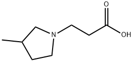 1-Pyrrolidinepropanoicacid,3-methyl-(9CI) Structure