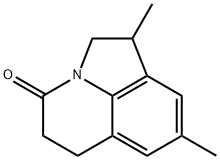 4H-Pyrrolo[3,2,1-ij]quinolin-4-one,1,2,5,6-tetrahydro-1,8-dimethyl-(9CI) 구조식 이미지