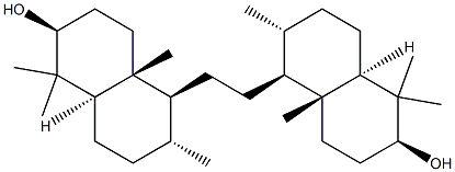 (8α,14β)-8,14-Secogammacerane-3β,21α-diol Structure