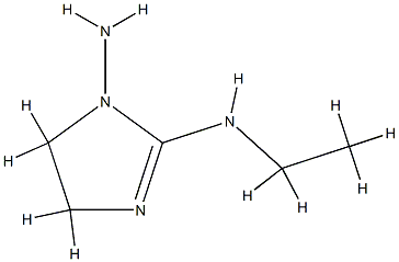 1H-Imidazole-1,2-diamine,N2-ethyl-4,5-dihydro-(9CI) Structure