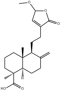 15-Methoxypinusolidic acid 구조식 이미지