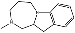 1H-[1,4]Diazepino[1,2-a]indole,2,3,4,5,11,11a-hexahydro-2-methyl-(9CI) Structure