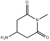 2,6-피페리딘디온,4-아미노-1-메틸-(9CI) 구조식 이미지