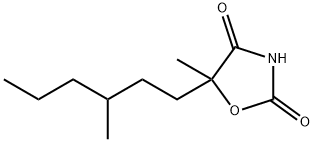 2,4-Oxazolidinedione,5-methyl-5-(3-methylhexyl)-(9CI) 구조식 이미지