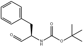 (R)-(+)-2-(TERT-BUTOXYCARBONYLAMINO)-3-PHENYLPROPANAL Structure