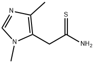 1H-이미다졸-5-에탄티오아미드,1,4-디메틸-(9CI) 구조식 이미지