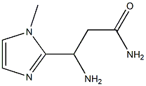 1H-Imidazole-2-propanamide,beta-amino-1-methyl-(9CI) Structure