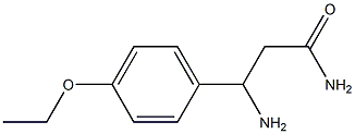 Benzenepropanamide, ba-amino-4-ethoxy- (9CI) Structure