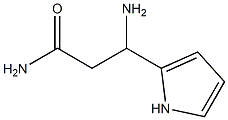 1H-Pyrrole-2-propanamide,beta-amino-(9CI) Structure