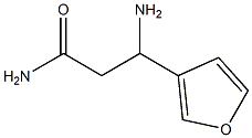 3-Furanpropanamide,beta-amino-(9CI) Structure