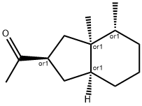 Ethanone, 1-[(2R,3aS,4R,7aS)-octahydro-3a,4-dimethyl-1H-inden-2-yl]-, rel- (9CI) Structure