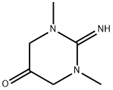 5(2H)-Pyrimidinone,tetrahydro-2-imino-1,3-dimethyl-(9CI) 구조식 이미지