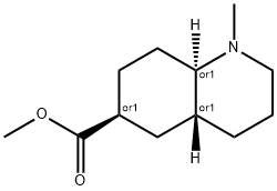 6-Quinolinecarboxylicacid,decahydro-1-methyl-,methylester,(4aalpha,6alpha,8abta)-(9CI) 구조식 이미지