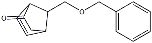 syn-(±)-7-[(phenylmethoxy)methyl]bicyclo[2.2.1]hept-5-en-2-one Structure