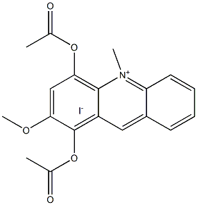 Ioduredediacetoxy-1,4methoxy-2methyl-10acridinium[프랑스어] 구조식 이미지