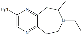 5H-Pyrazino[2,3-d]azepin-2-amine,7-ethyl-6,7,8,9-tetrahydro-8-methyl-(9CI) Structure