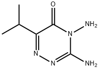 1,2,4-Triazin-5(4H)-one,3,4-diamino-6-(1-methylethyl)-(9CI) 구조식 이미지