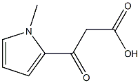 1H-피롤-2-프로판산,1-메틸-베타-옥소-(9CI) 구조식 이미지