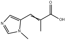 2-Propenoicacid,2-methyl-3-(1-methyl-1H-imidazol-5-yl)-(9CI) 구조식 이미지